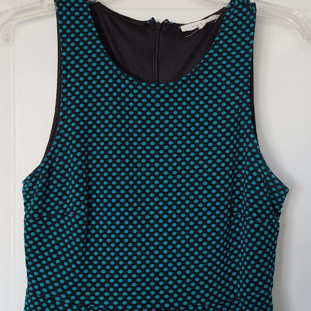 Jace Dot Print Fit & Flare dress